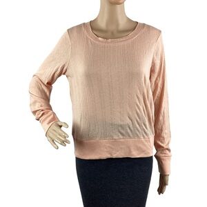 Old Navy Pointelle Pajama Top Size M Peach